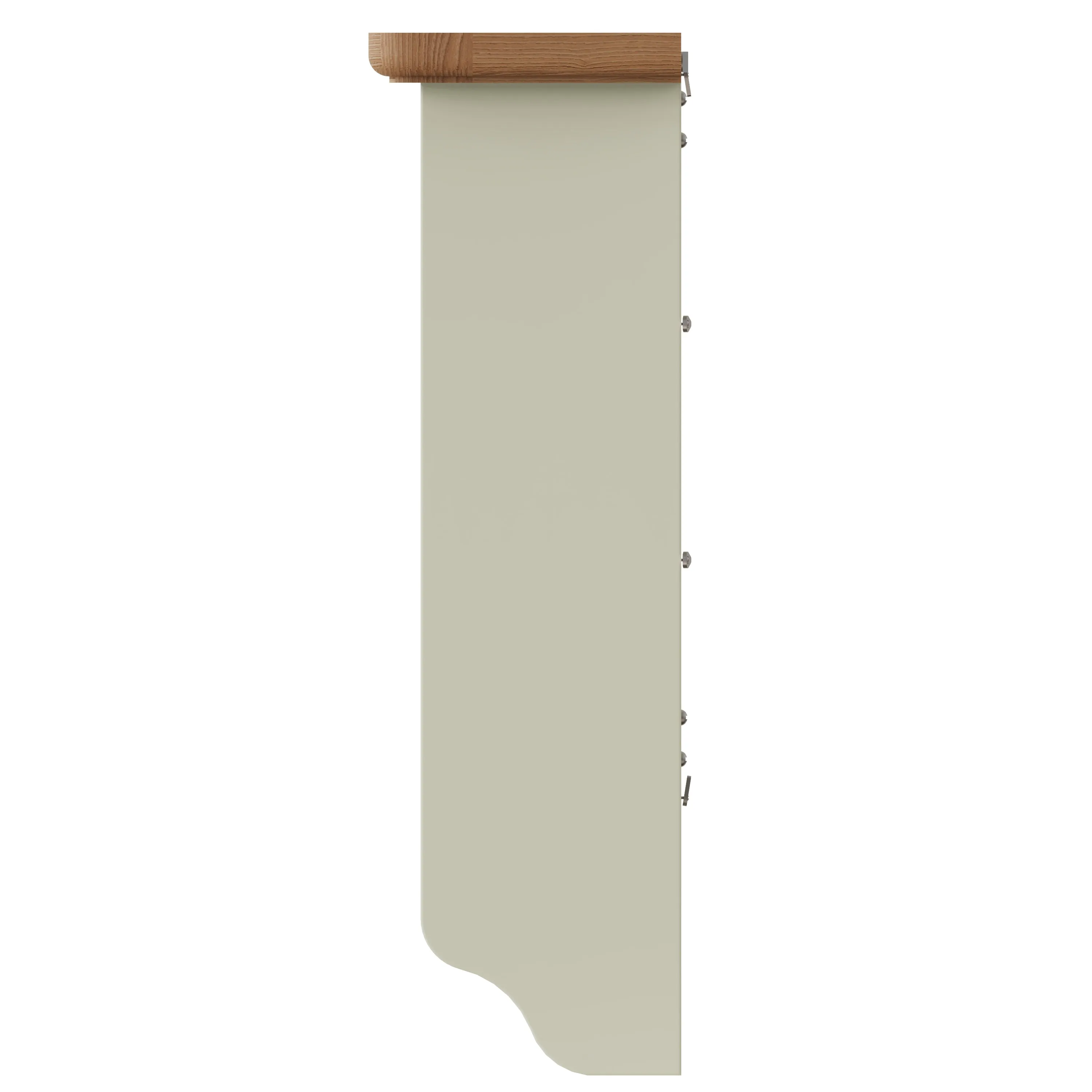 Salisbury Pure White Wall Coat Rack with Mirror 80 x 15 x 50 cm