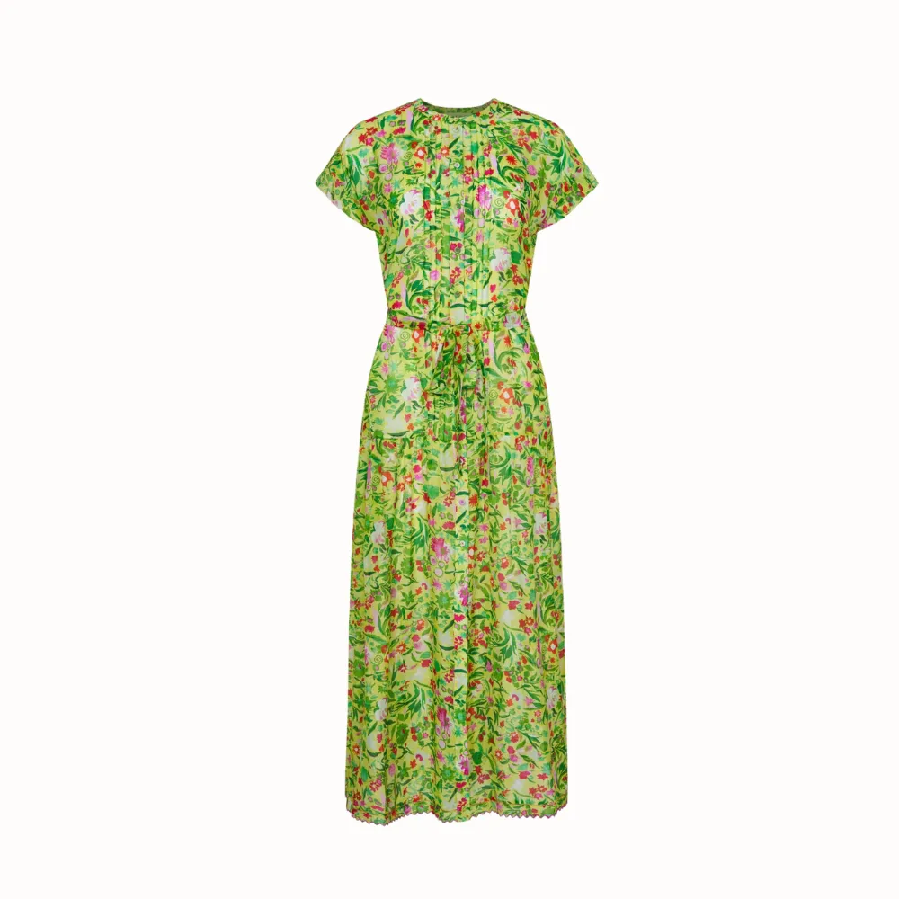 Saloni Bettie B Dress - Bouquet Lime