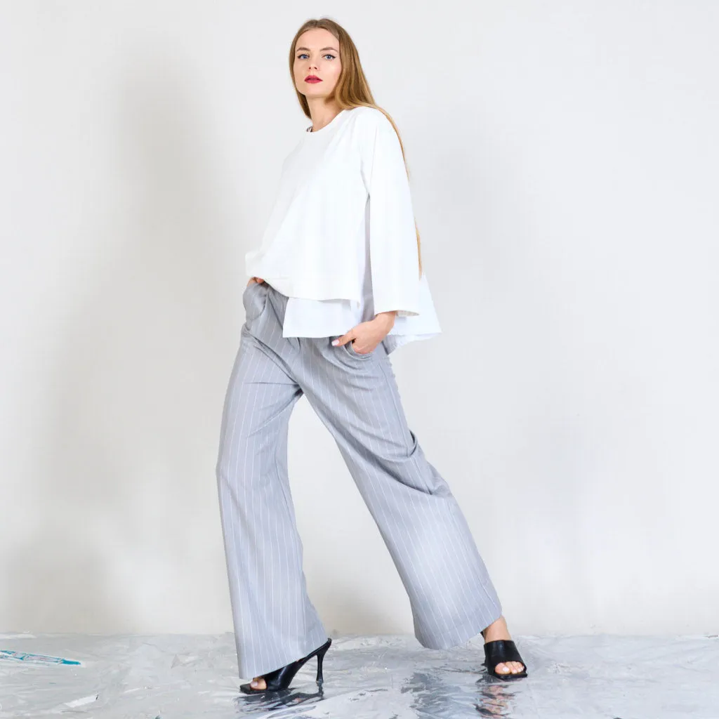 Stripped pants with pence wholesale