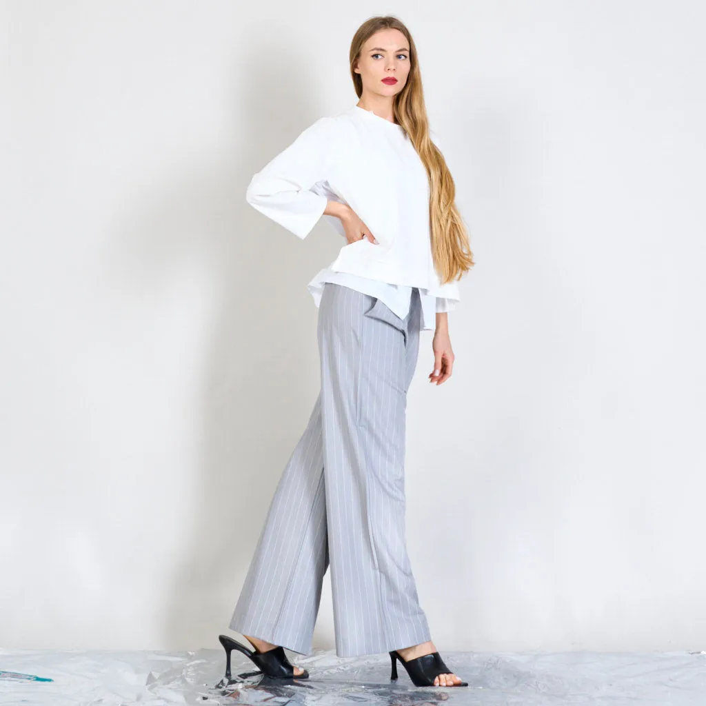 Stripped pants with pence wholesale