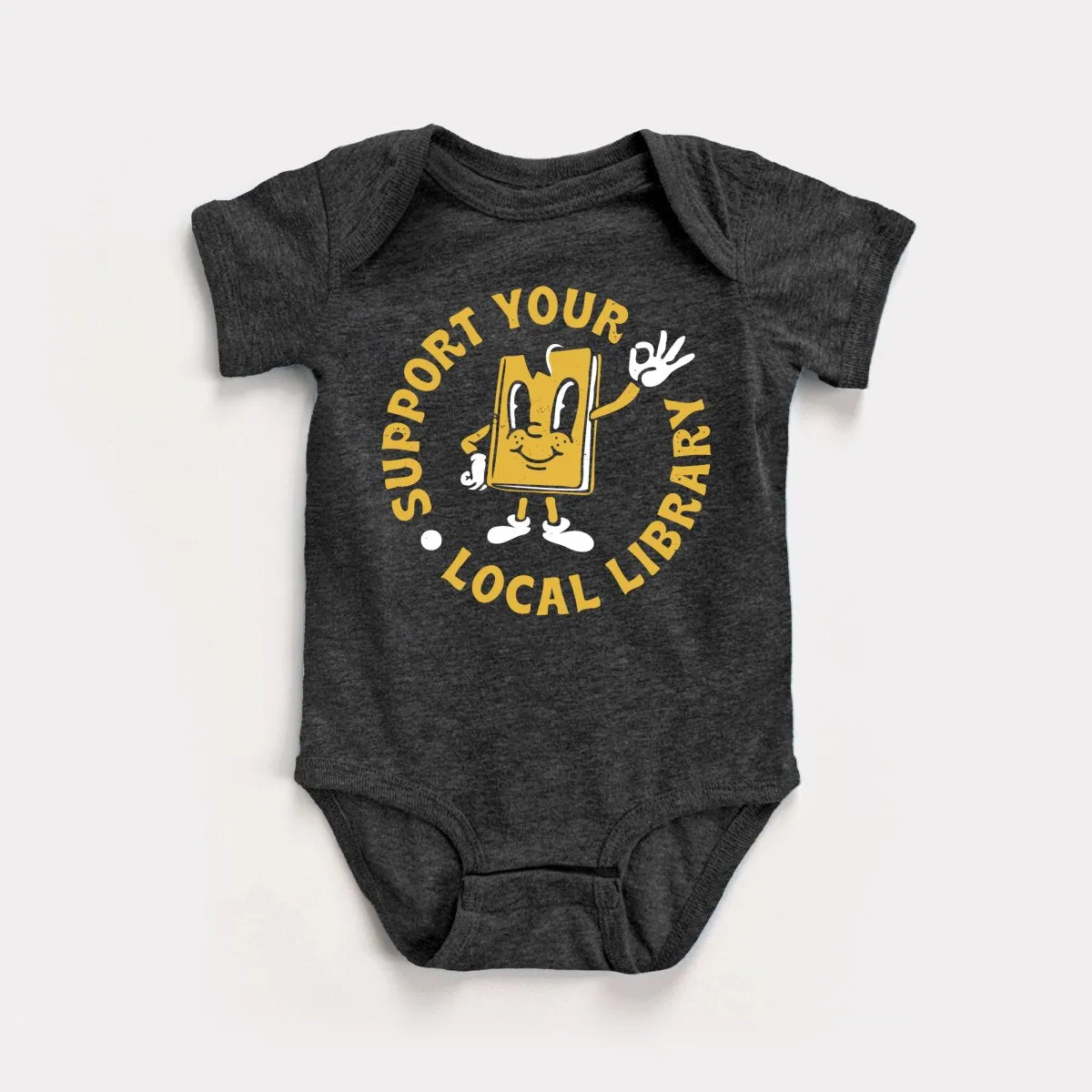 Support Your Local Library Baby Bodysuit