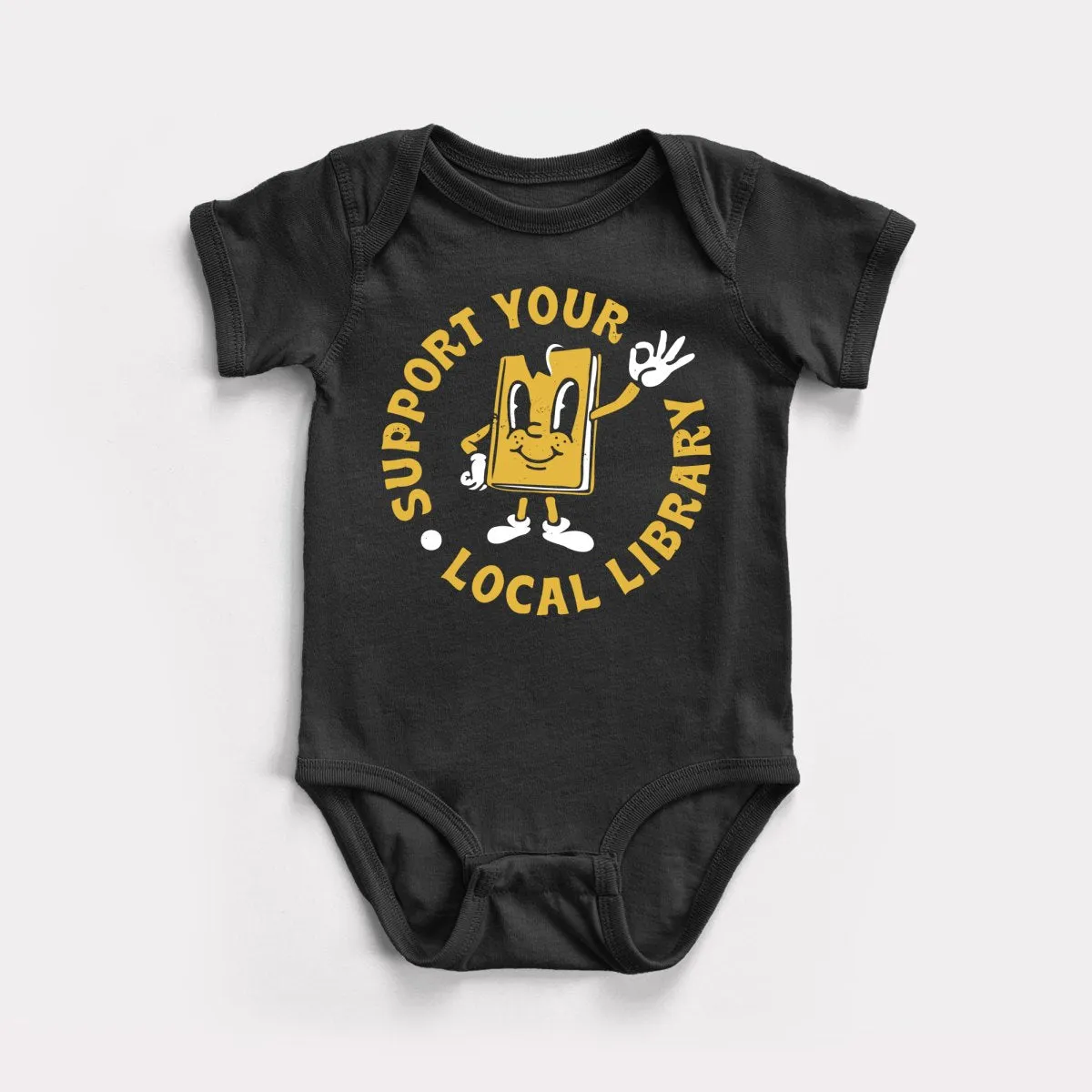 Support Your Local Library Baby Bodysuit