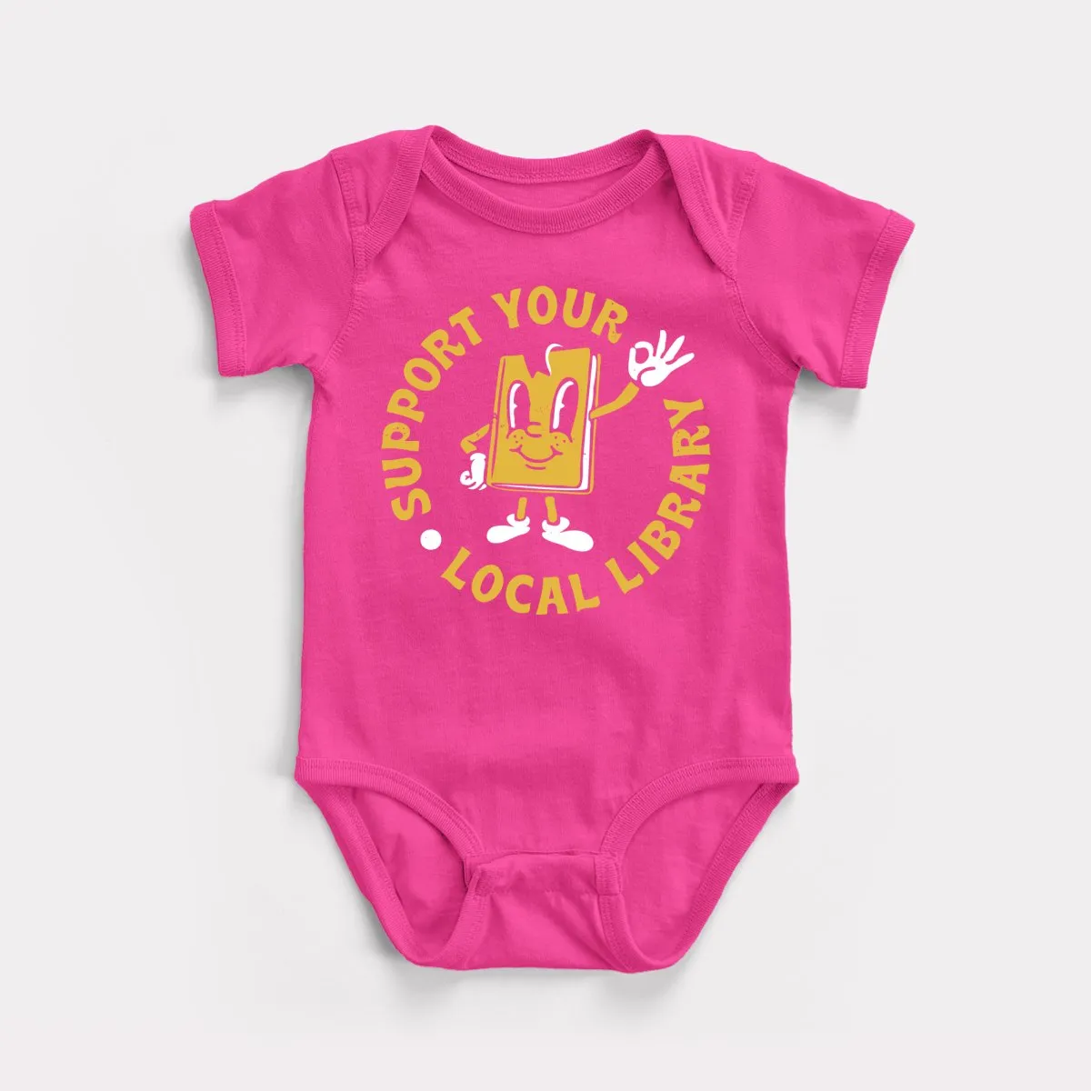 Support Your Local Library Baby Bodysuit