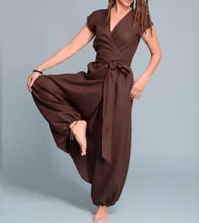 Tess Convertible Linen Jumpsuit