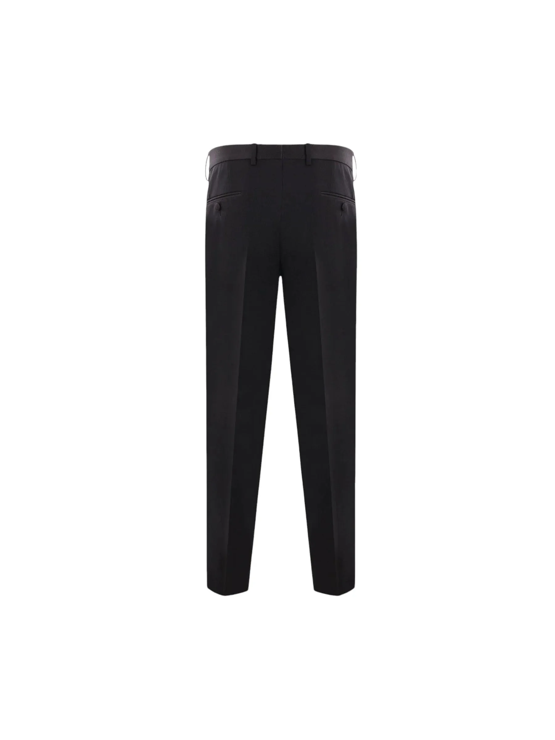 Tuxedo Wool Silk Trousers