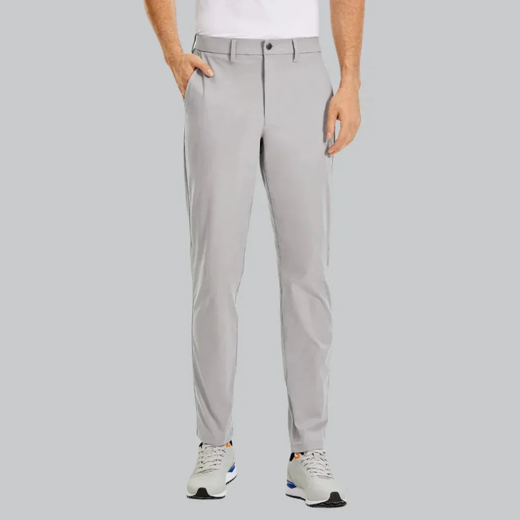 Versatile Men's Pants with Flexible Fabric