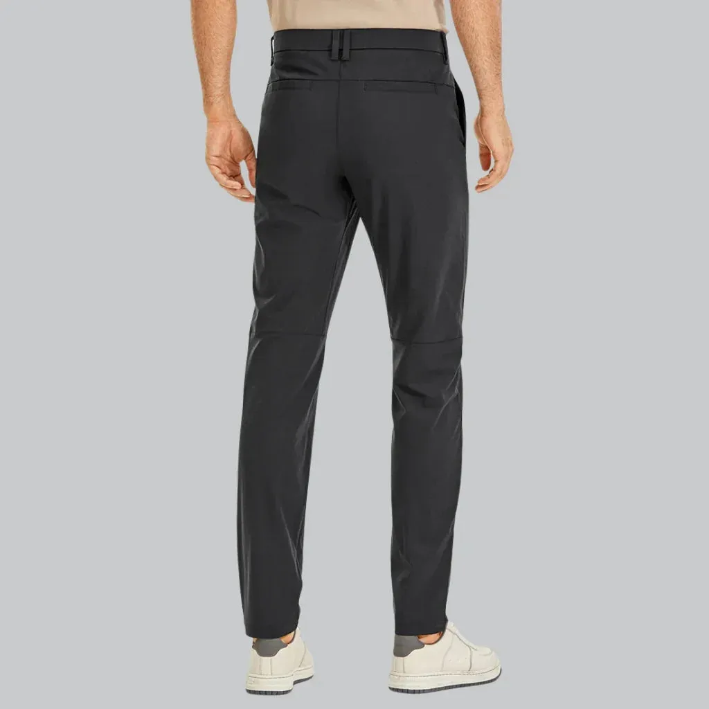 Versatile Men's Pants with Flexible Fabric