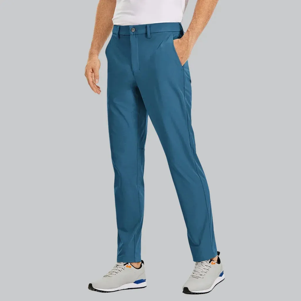 Versatile Men's Pants with Flexible Fabric