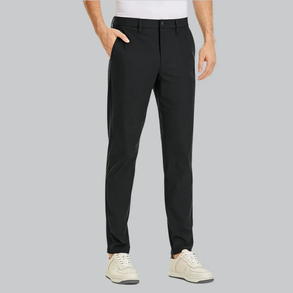 Versatile Men's Pants with Flexible Fabric