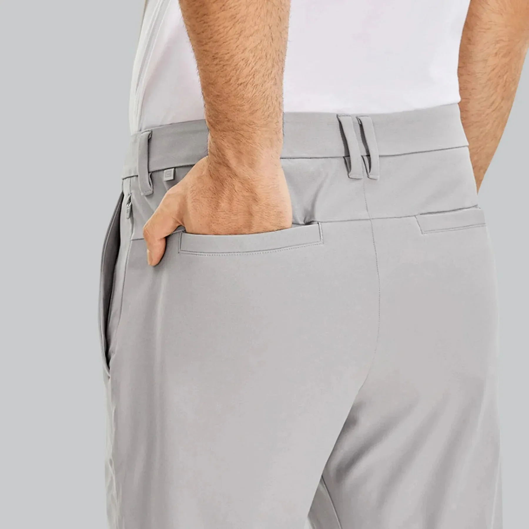 Versatile Men's Pants with Flexible Fabric