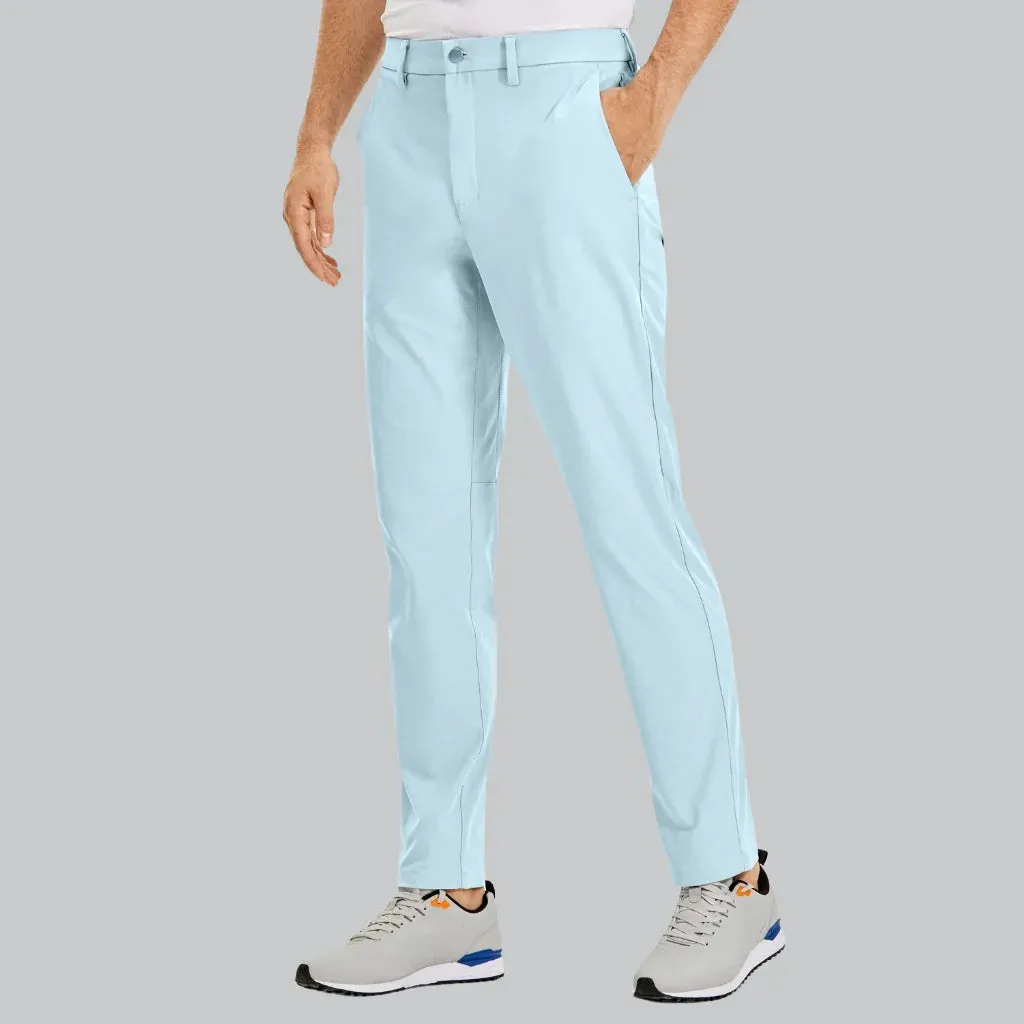 Versatile Men's Pants with Flexible Fabric