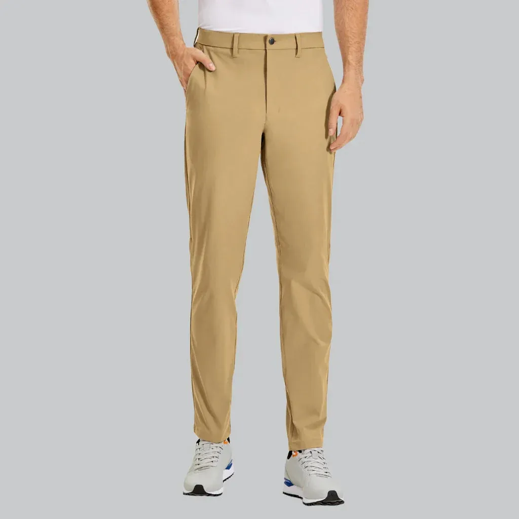 Versatile Men's Pants with Flexible Fabric