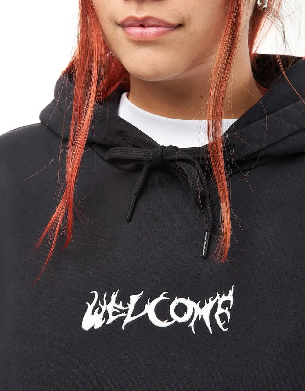 Welcome Light and Easy Pigment-Dyed Pullover Hoodie - Black