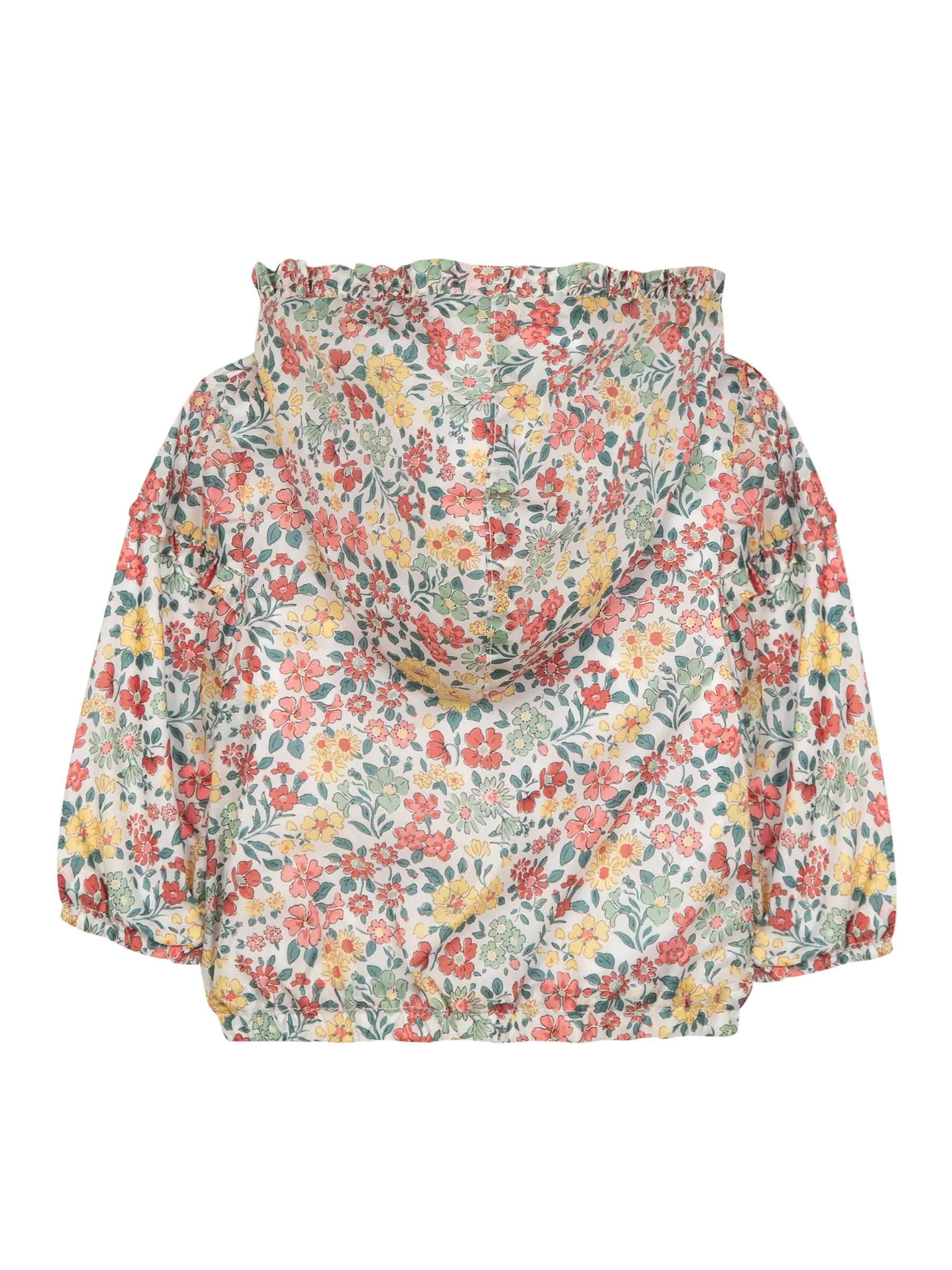 Windbreaker - Orangeade water-repellent Liberty fabric